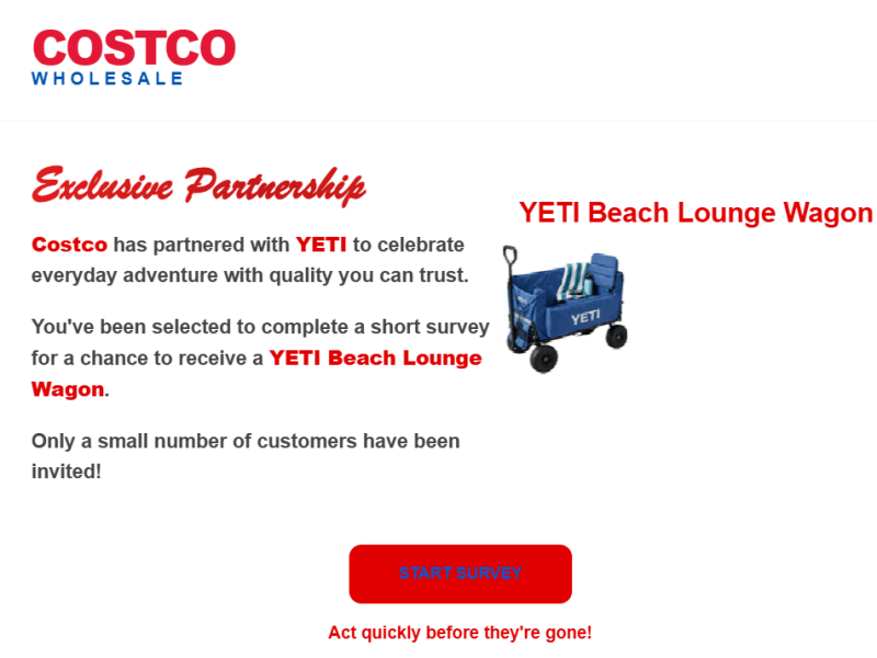 Receive a Free Yeti Beach&nbsp;Wagon